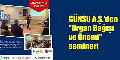 GÜNSU A.Ş.'den 