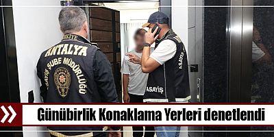 Günübirlik Konaklama Yerleri denetlendi