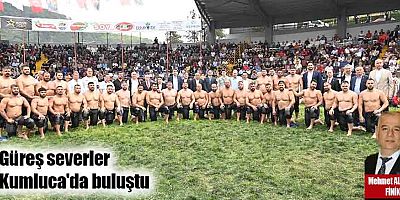 Güreş severler Kumluca'da buluştu