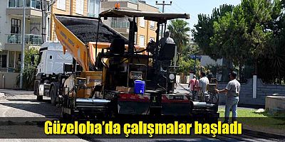 Güzeloba’da çalışmalar başladı