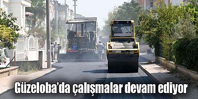Güzeloba’da çalışmalar devam ediyor