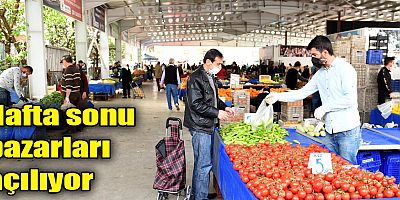 Hafta sonu pazarları açılıyor