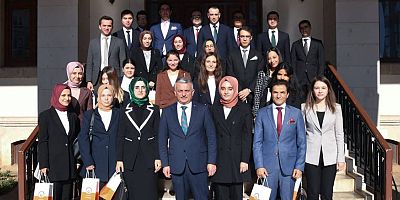 Hakim ve savcı adaylarından Vali Yazıcı'ya ziyaret