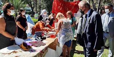 Halk Eğitim Merkezi Sergisi açıldı