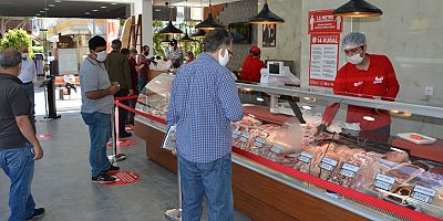 Halk Et’in 3. Satış mağazası Alanya’da açıldı