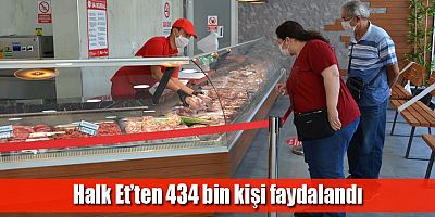 Halk Et’ten 434 bin kişi faydalandı