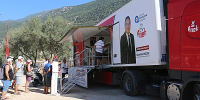 Halk Et Tır’ına Kaş’ta yoğun ilgi