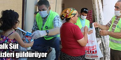 Halk Süt yüzleri güldürüyor