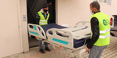 Hasta yatakları 8 kişiye derman oldu