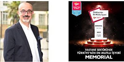 Hastane sektöründe Türkiye'nin en mutlu işyeri Memorial!