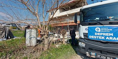Hatay’da su sorunu Cuma günü bitecek