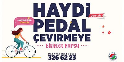 Haydi hanımlar pedal çevirmeye