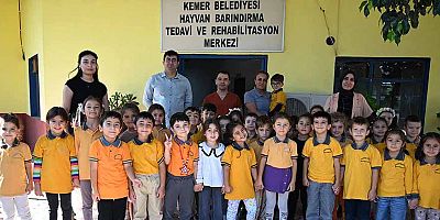 Hayvanları Koruma Günü’nde miniklerden anlamlı ziyaret