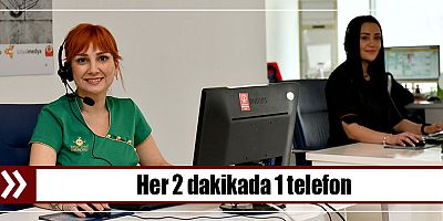 Her 2 dakikada 1 telefon