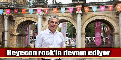 Heyecan rock’la devam ediyor
