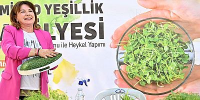 Heykeller yeşerdi, minyatür bahçeler ortaya çıktı