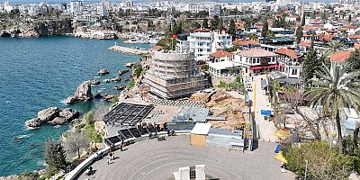 Hıdırlık Kulesi seyir terası projesi hızla ilerliyor