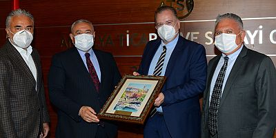 Hırvatistan Büyükelçisi Cvitanović ATSO’yu ziyaret etti