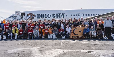 Hull City Corendon uçağıyla Antalya'ya geldi