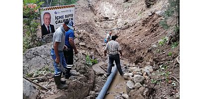 İbradı Başlar Mahallesi’ne yeni kaynak suyu