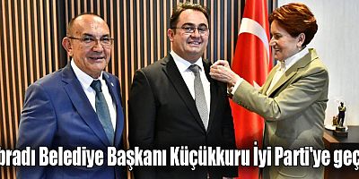 İbradı Belediye Başkanı Küçükkuru İyi Parti'ye geçti