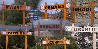 İbradı Belediye’sinden her mahalleye tabela