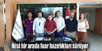 İkisi bir arada fuar hazırlıkları sürüyor