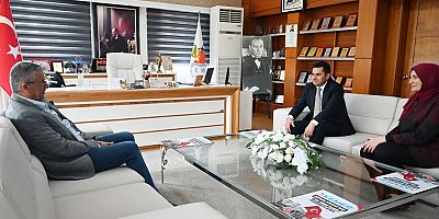 İl Milli Eğitim Müdürü Kaygusuz’dan Başkan Topaloğlu’na ziyaret