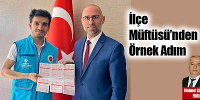 Kurban Bağışında İlk Adım Müftü’den