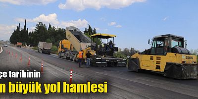 İlçe tarihinin en büyük yol hamlesi