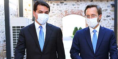 İletişim Başkanı Altun, Azerbaycan Cumhurbaşkanı Yardımcısı Hacıyev ile Görüştü