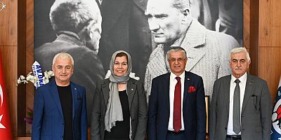 İlk kadın başkana hayırlı olsun ziyareti