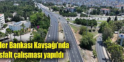 İller Bankası Kavşağı’nda asfalt çalışması yapıldı