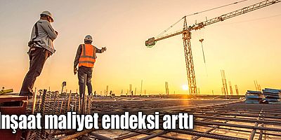 İnşaat maliyet endeksi arttı
