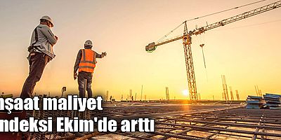 İnşaat maliyet endeksi Ekim'de arttı