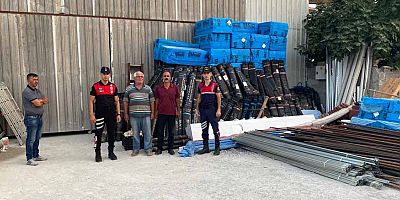 İnşaat şantiyesinden hırsızlık