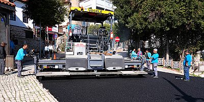 İskele Caddesi asfaltla buluştu
