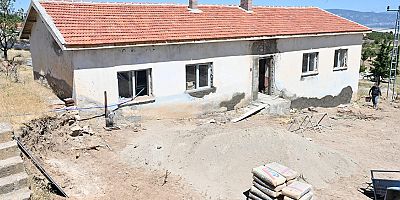 Isparta Belediyesi’nin desteğiyle atıl köy okulu yaşam merkezine dönüşüyor