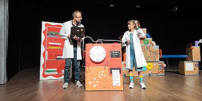 Isparta Belediyesi Şehir Tiyatroları çocuklarla buluştu