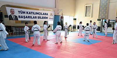 Isparta Belediyesi yaz spor kursları yoğun ilgi görüyor