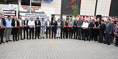 Isparta Belediyesinin Sağlıklı Hayat Merkezi açıldı