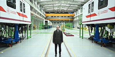 İstanbul Havalimanı metrosu sürücüsüz yerli tren seti raylara çıkmaya hazır