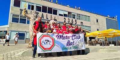 İtalyan motosikletçinin durağı Kemer oldu