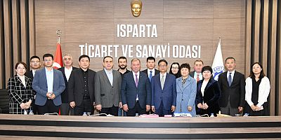 ITSO öncü oldu: Çinli Heyet Isparta'ya keşfetmeye geldi