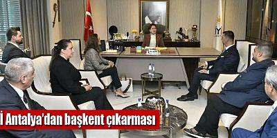 ‘İYİ Antalya’dan başkent çıkarması