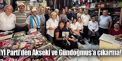 İYİ Parti Antalya İl Başkanı Ali Adnan Kaya sahaya indi...