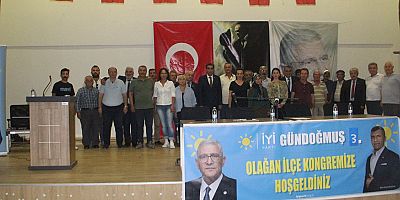 İYİ Parti Gündoğmuş İlçe Kongresi yapıldı: Çatalkaya güven tazeledi