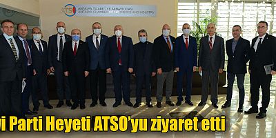 İyi Parti Heyeti ATSO’yu ziyaret etti