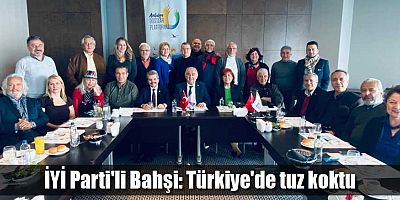 İYİ Parti'li Bahşi: Türkiye'de tuz koktu