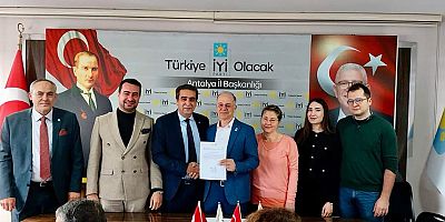 İYİ Parti Muratpaşa İlçe Başkanlığına Hayri Tolga Motorcu atandı
